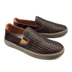 OluKai Lae‘ahi Lauhala - Dark Wood 13 OluKai Lae‘ahi Lauhala - Dark Wood -Shoe Style Sales 10486 6363 003 M LaeahiLauhala DkwDkw