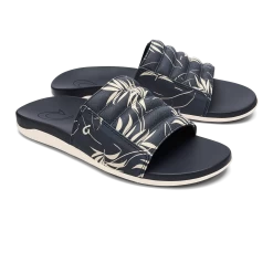 OluKai Maha 'Olu - Trench Blue / Aloha -Shoe Style Sales 10517 DEHA 003 M MahaOlu TrenchBlueAloha