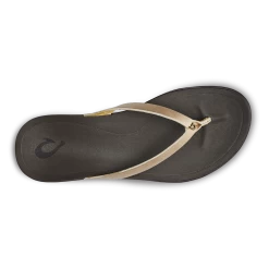 OluKai Ho‘ōpio Leather - Bubbly / Dark Java -Shoe Style Sales 20290 FA48 004 W HoopioLeather BubDkj