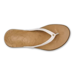 OluKai Honu - Bright White / Golden Sand -Shoe Style Sales 20436 WBGS 004 W Honu BrightWhiteGoldenSand