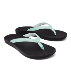 OluKai Puawe - Sea Glass / Black -Shoe Style Sales 20498 1V40 003 W Puawe SeaGlassBlk
