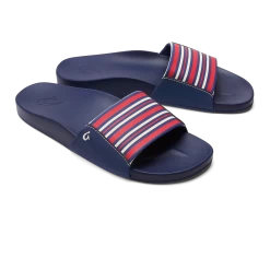 OluKai Kīpuni - Trench Blue / Stripe -Shoe Style Sales 20508 DEZP 003 W Kipuni Trench Blue Stripe