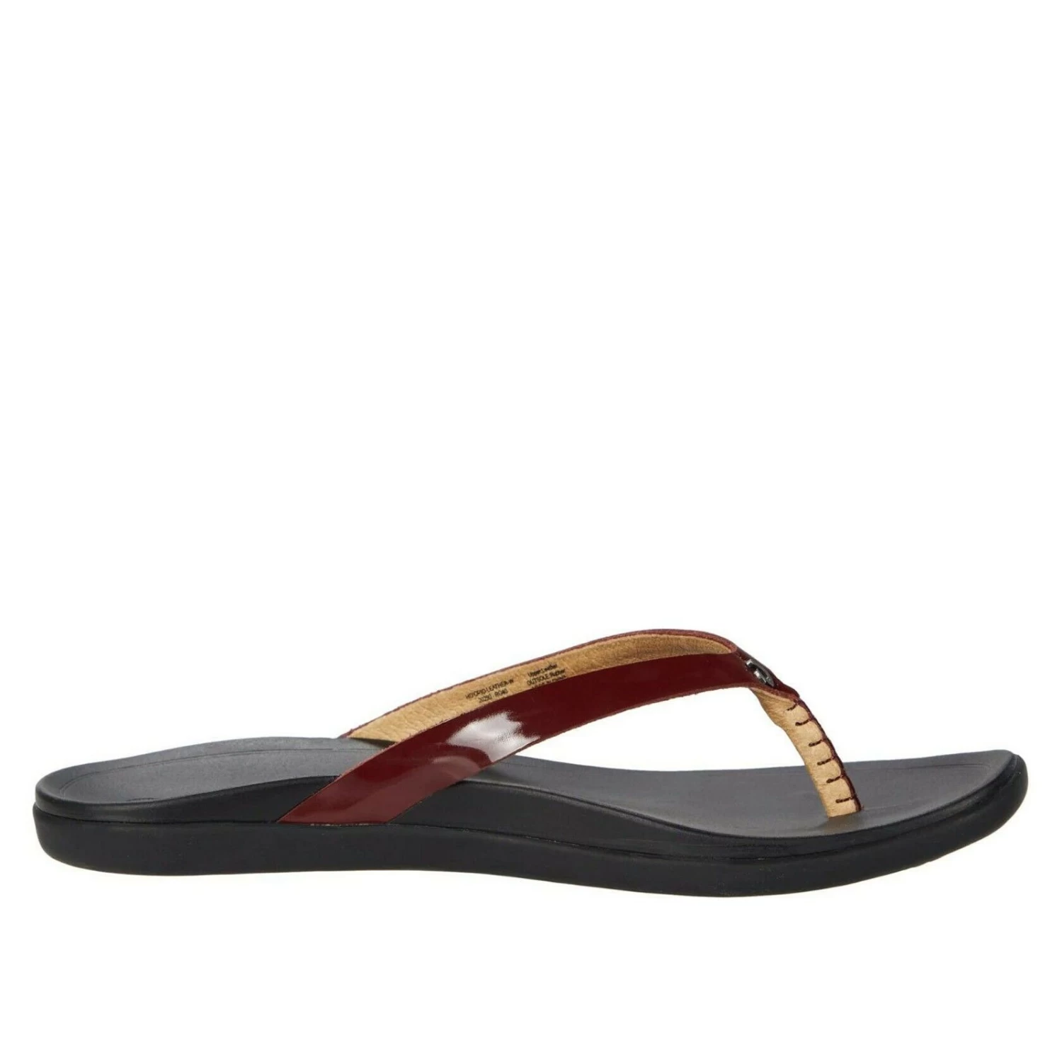 OluKai Ho'opio Leather In Red Sandals 3 OluKai Ho'opio Leather In Red Sandals