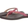 OluKai Ho'opio Leather (dark Red/dark Java) -Shoe Style Sales Z4198643