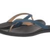 OluKai Ho'opio Leather (legion Blue/black) -Shoe Style Sales Z4198644