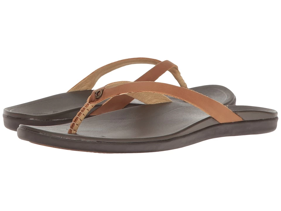 OluKai Ho'opio Leather (sahara/dark Java) 3 OluKai Ho'opio Leather (sahara/dark Java)